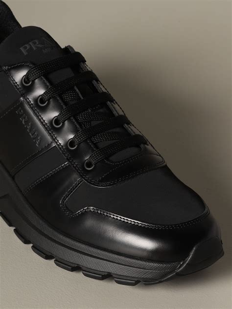 cheap prada trainers|men's black Prada trainers.